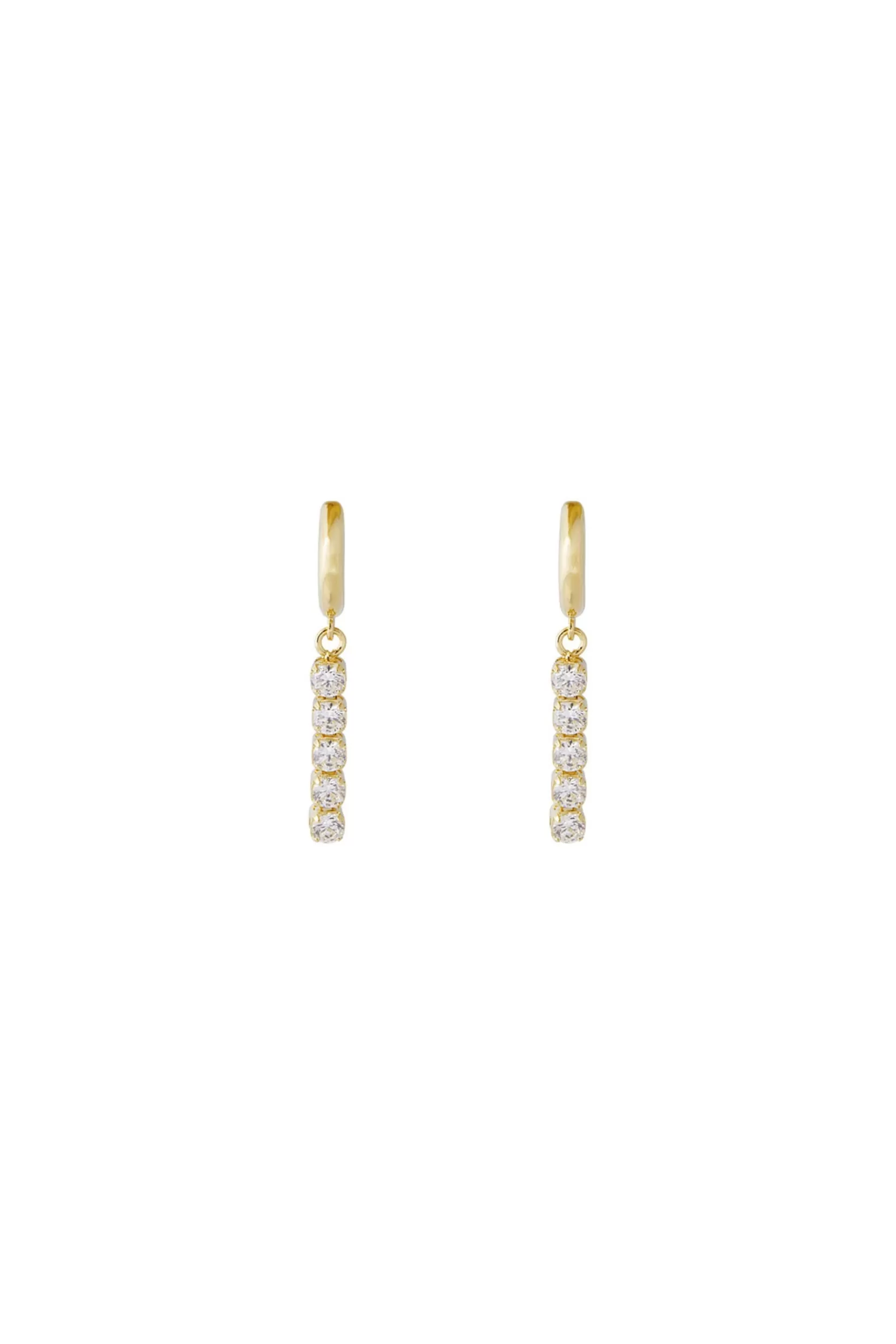 Shop Fairley Dia Huggies - Earrings