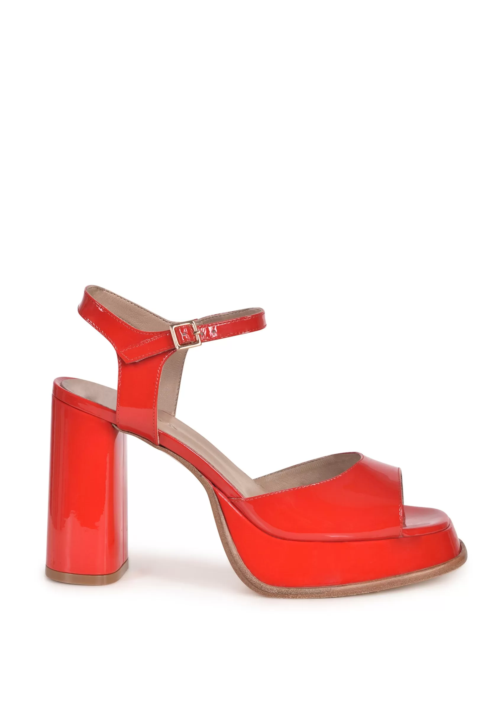 Shop EVA PLATFORM - Red Patent Shoes