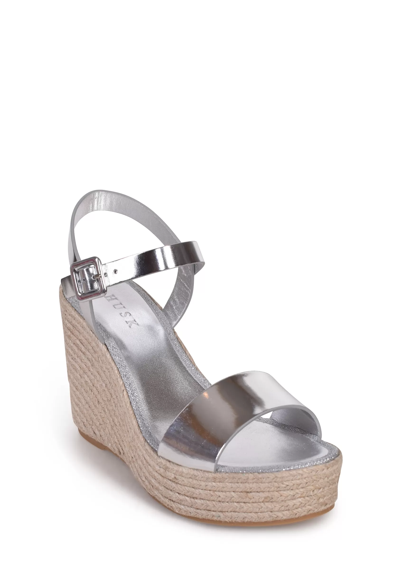 Discount LOLLA ESPADRILL - Mirror Silver Shoes