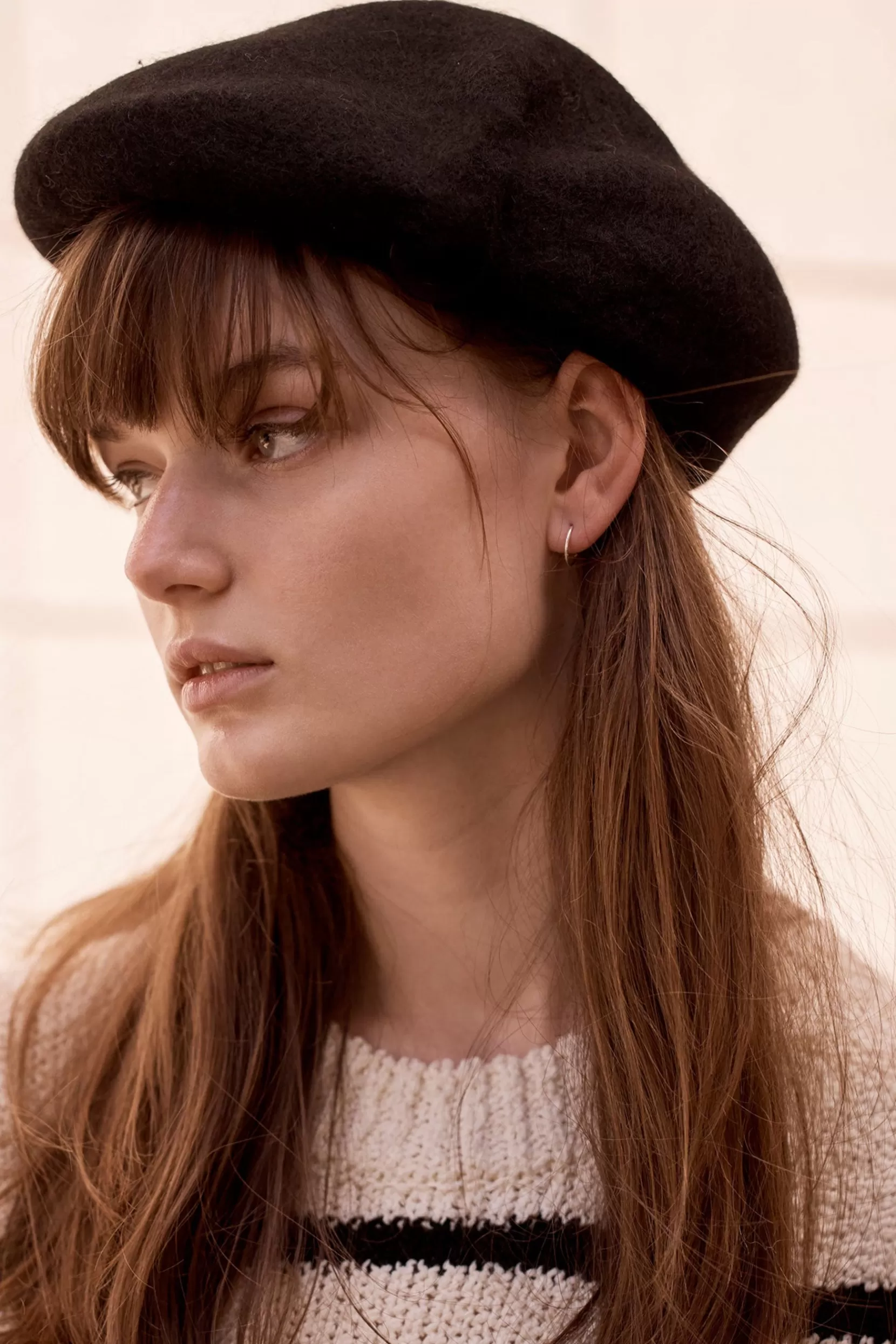 Best Sarah J Curtis Wool Beret - Hats & Headpieces